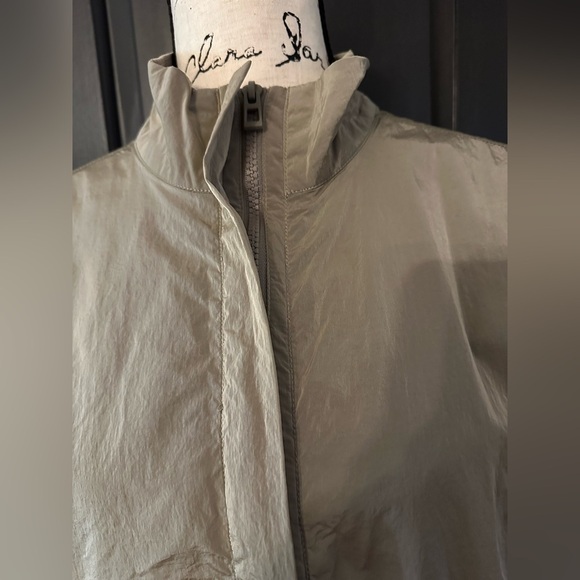 Good American Shine Oversized Windbreaker Anorak Pullover 1/2 Size S - M(d4 - Picture 7 of 13